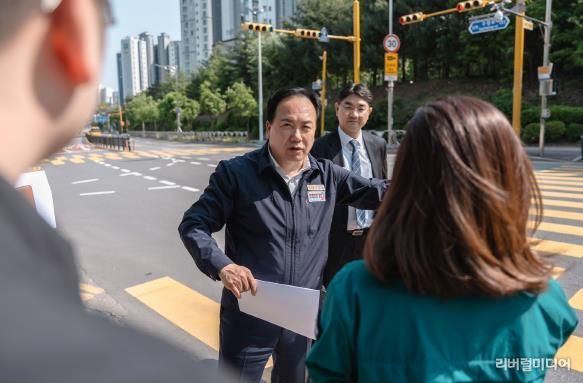 오산시, 재포장 공사 현장실사로 해법 모색