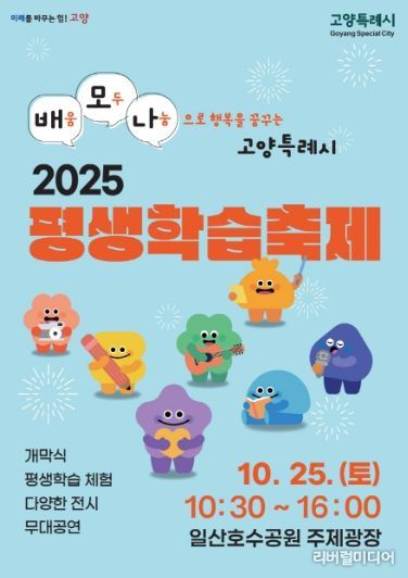 ‘2025년 고양특례시 평생학습축제’홍보문
