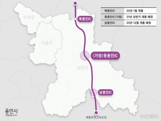 동용인IC 위치도