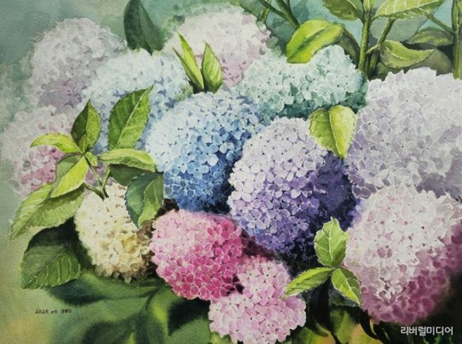 붓끝에서 피어난 평생학습, ‘꿈나무 수채화 동아리전’ 개최