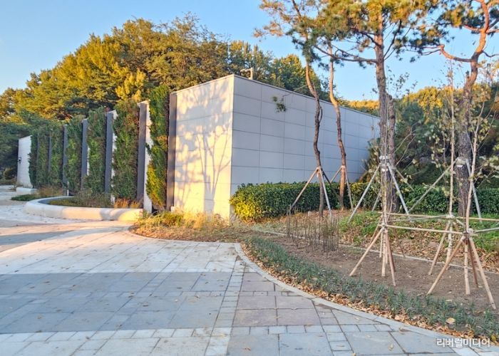 수직정원 조성 후