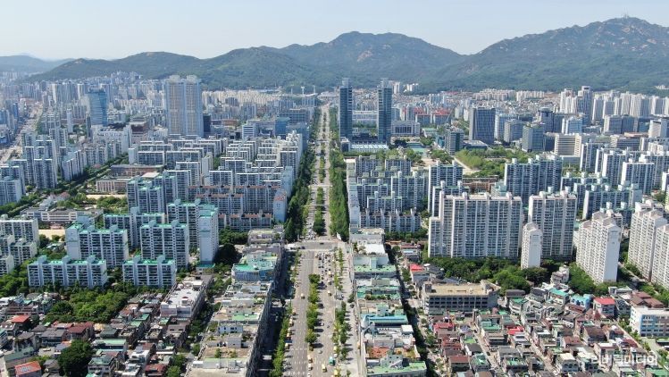 안양 평촌신도시 전경