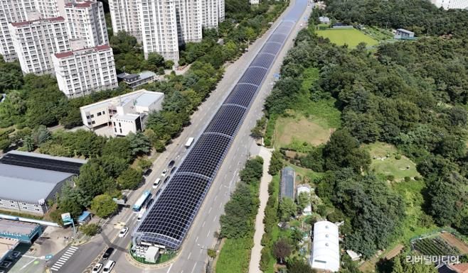 방음터널일체형태양광