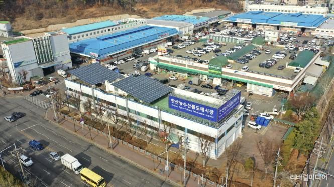 농수산물도매시장 전경.