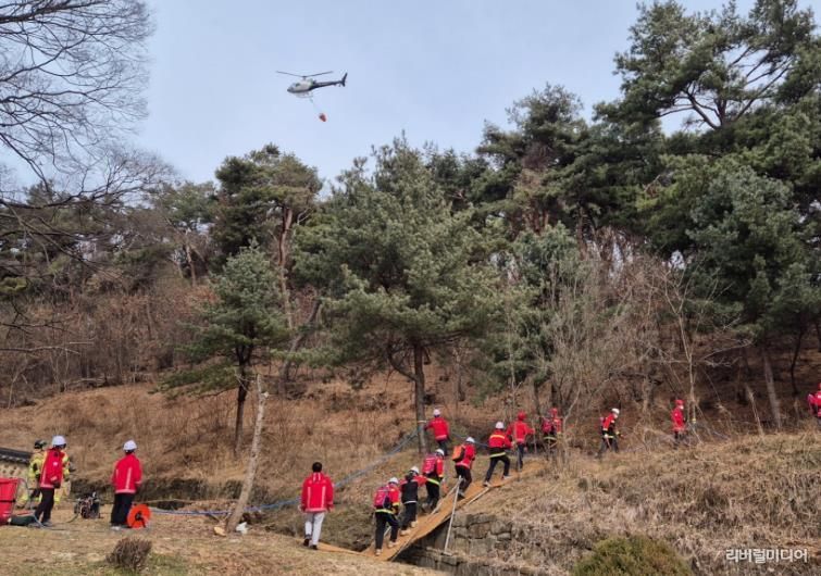평택시, ‘산림 재난 대비 산불 진화 및 산사태 주민 대피 훈련’ 실시