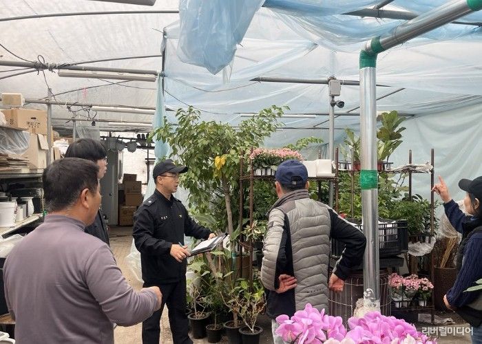 광명소방서, 봄철 비닐하우스 화재위험 사전 제거 위한 안전관리 강화